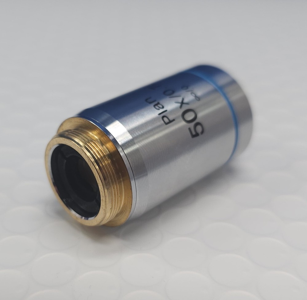 OPTIKA IOS INFINITY W-PLAN 50X/0.75 METALLURGICAL MICROSCOPE OBJECTIVE