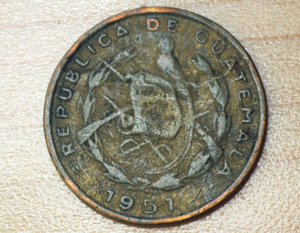 1951 Guatemala 1 Centavo