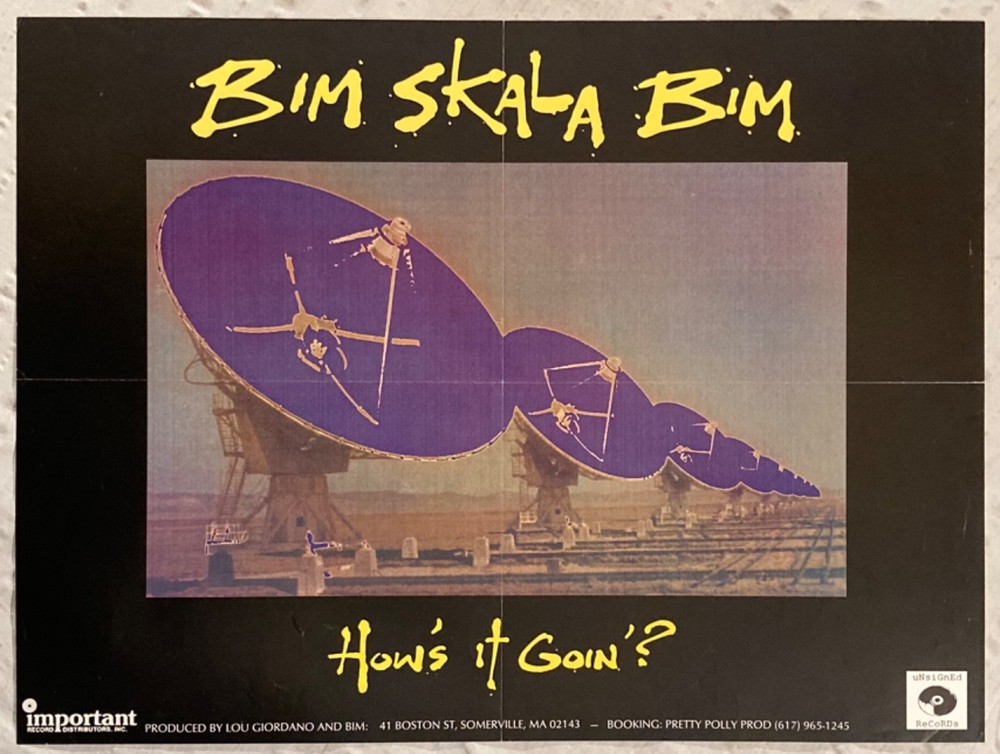Bim Skala Bim 1990 Promo Poster How’s It Goin’ Ska Music D