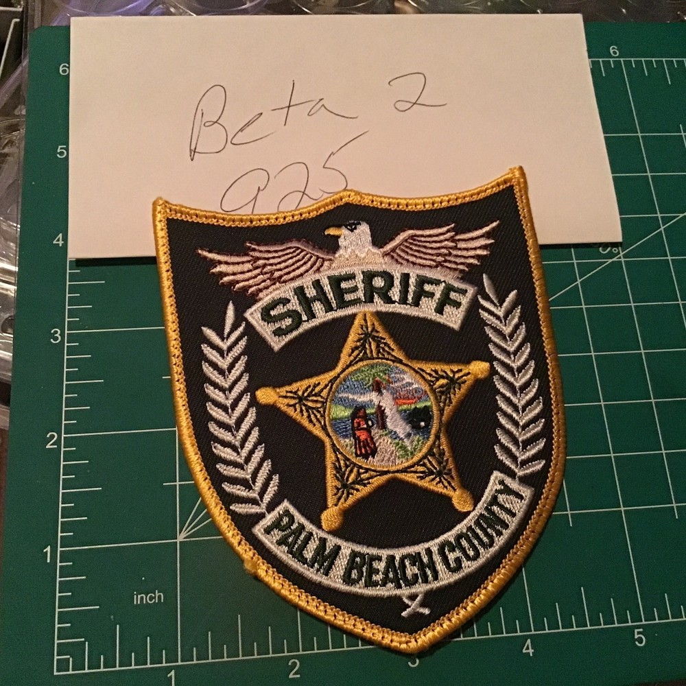 PALM BEACH COUNTY, FLORIDA SHERIFF'S DEPARTMENT PATCH.