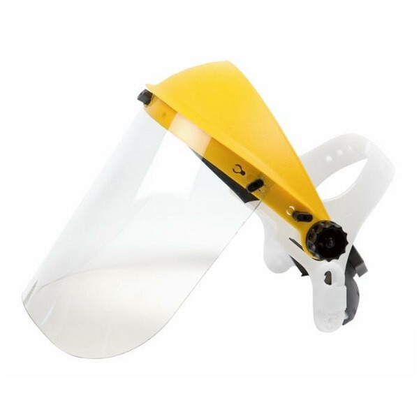 Adjustable Polycarbonate Brushcutter Protective Visor - CE: EN166EU2016