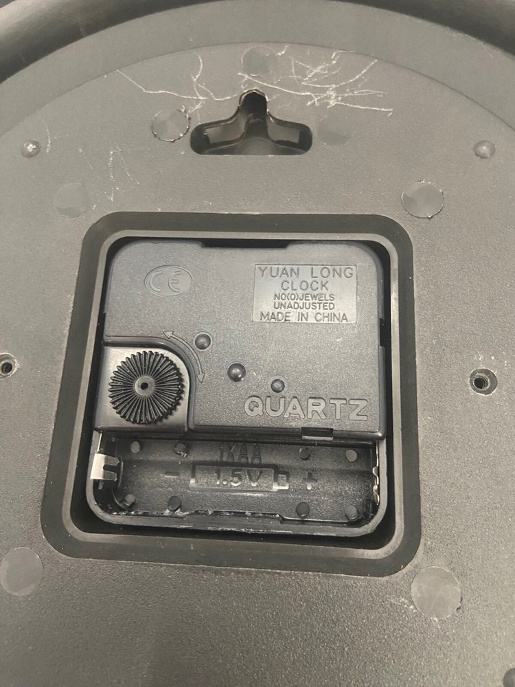 Sharp Round Wall Clock vintage style