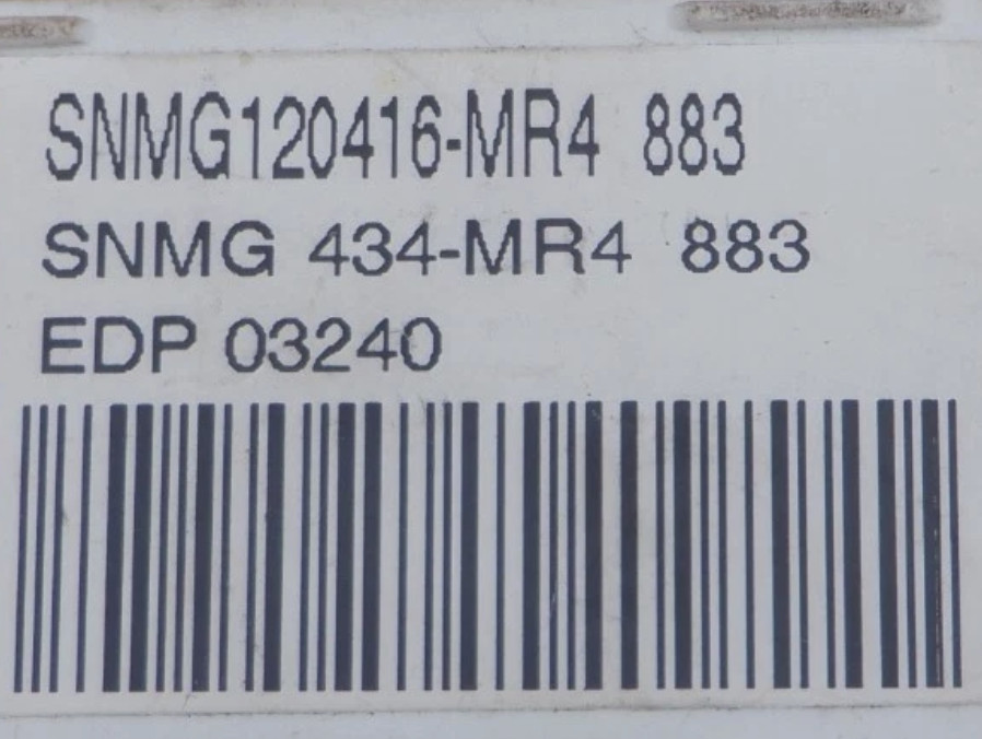 10 PCS  ORIGINAL  INSERTS       SNMG120416-MR4 883