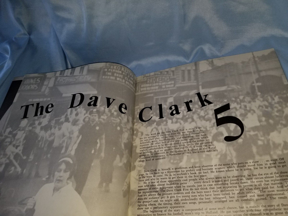 The Dave Clark Five Original US Concert Book Program 1966