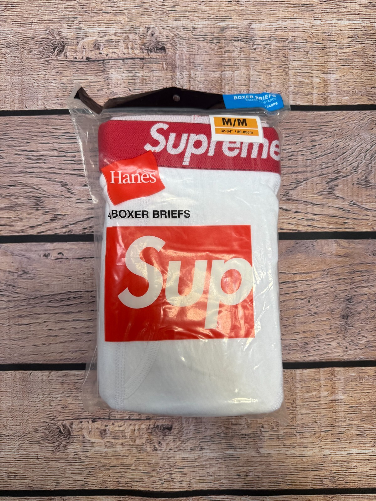 NEW Supreme x Hanes Boxer Briefs (4 pack) - White - Size S-XL - Free Shipping