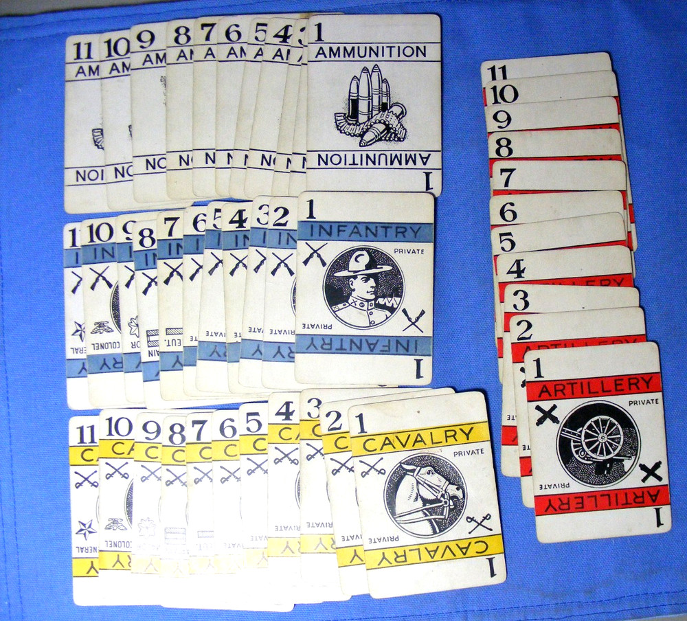Vintage WW1 Card Game