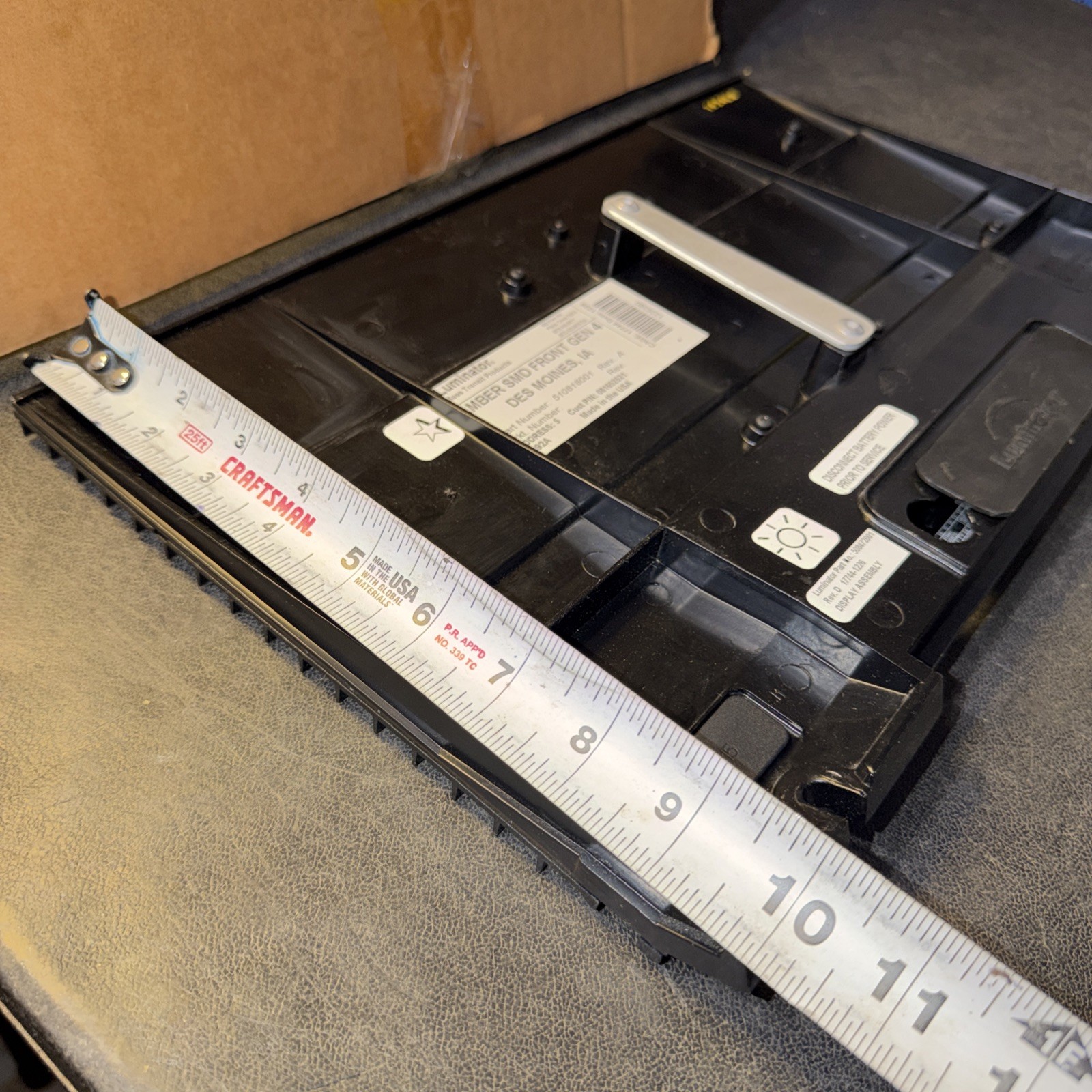 LUMINATOR 16x40 SMD FRONT HORIZON DISPLAY 510818001 LED AMBER TRANSIT BUS SIGN