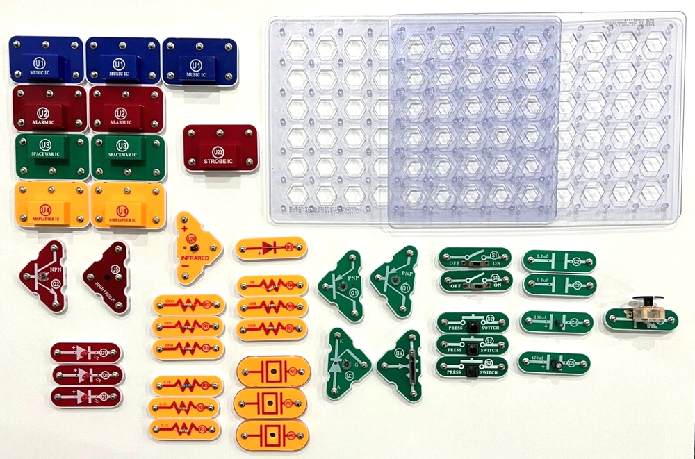 ELECTRONIC SNAP CIRCUITS - EXTRA PIECES FOR MODELS AND KITS! By ELENCO (2012)