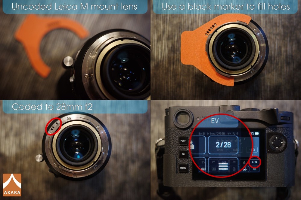 Leica 6-Bit Encoder with pens - Code your lenses quickly and easily at home.