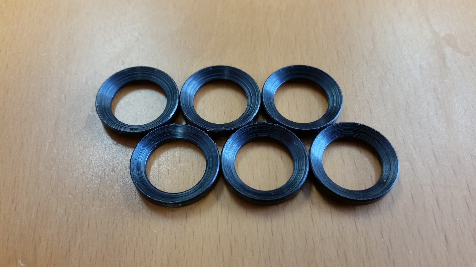 6 Crush Washers for.223 5.56 Muzzle Brake 1/2x28 Barrel USA MADE! Free Ship!!