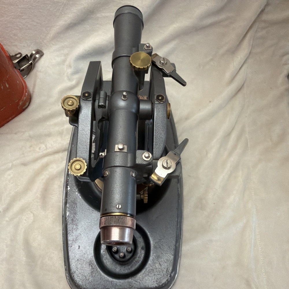 David White Instruments Model 8300 Transit Level Surveying Tool W/case Brass