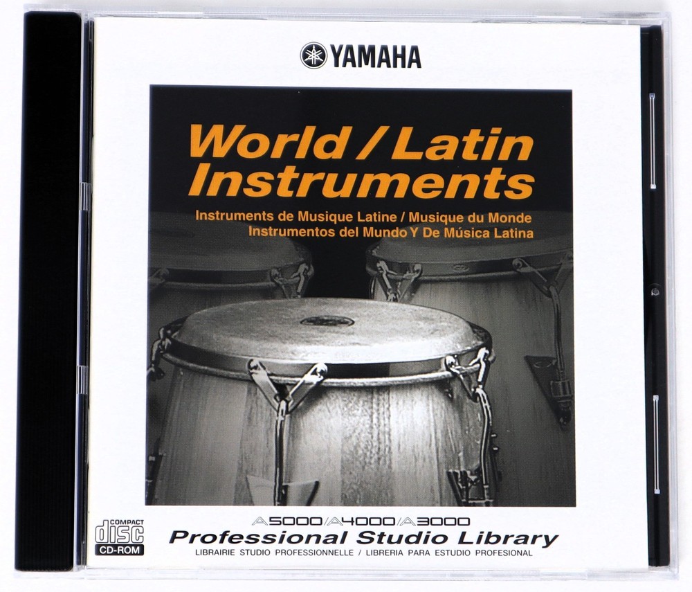 Yamaha World / Latin Instruments A3000 A4000 A5000 Format Library/Sampling CD