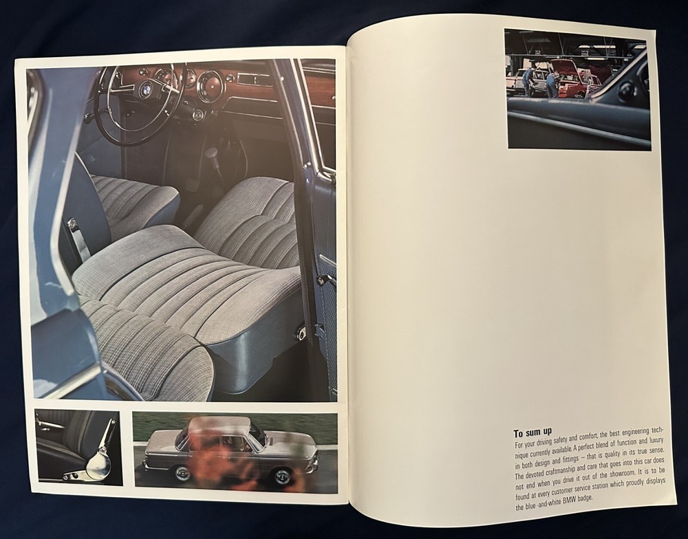 BMW 2000 sales brochure