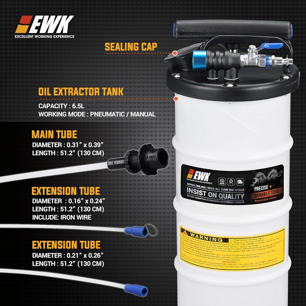 Universal Fluid Extractor for Multiple Vehicles