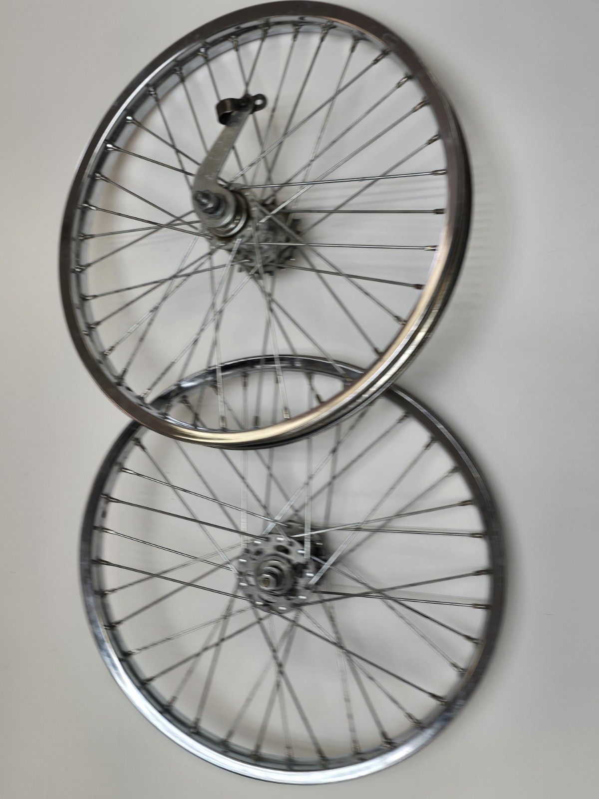 1974 Yamaha Moto Bike J60 Wheelset Femco 20" Wheels Long Axle ACS Bendix OS BMX