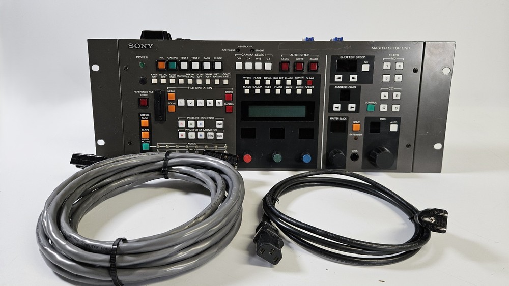 Sony MSU-350 Master Setup Unit with Cables -Tested Working (See Description)