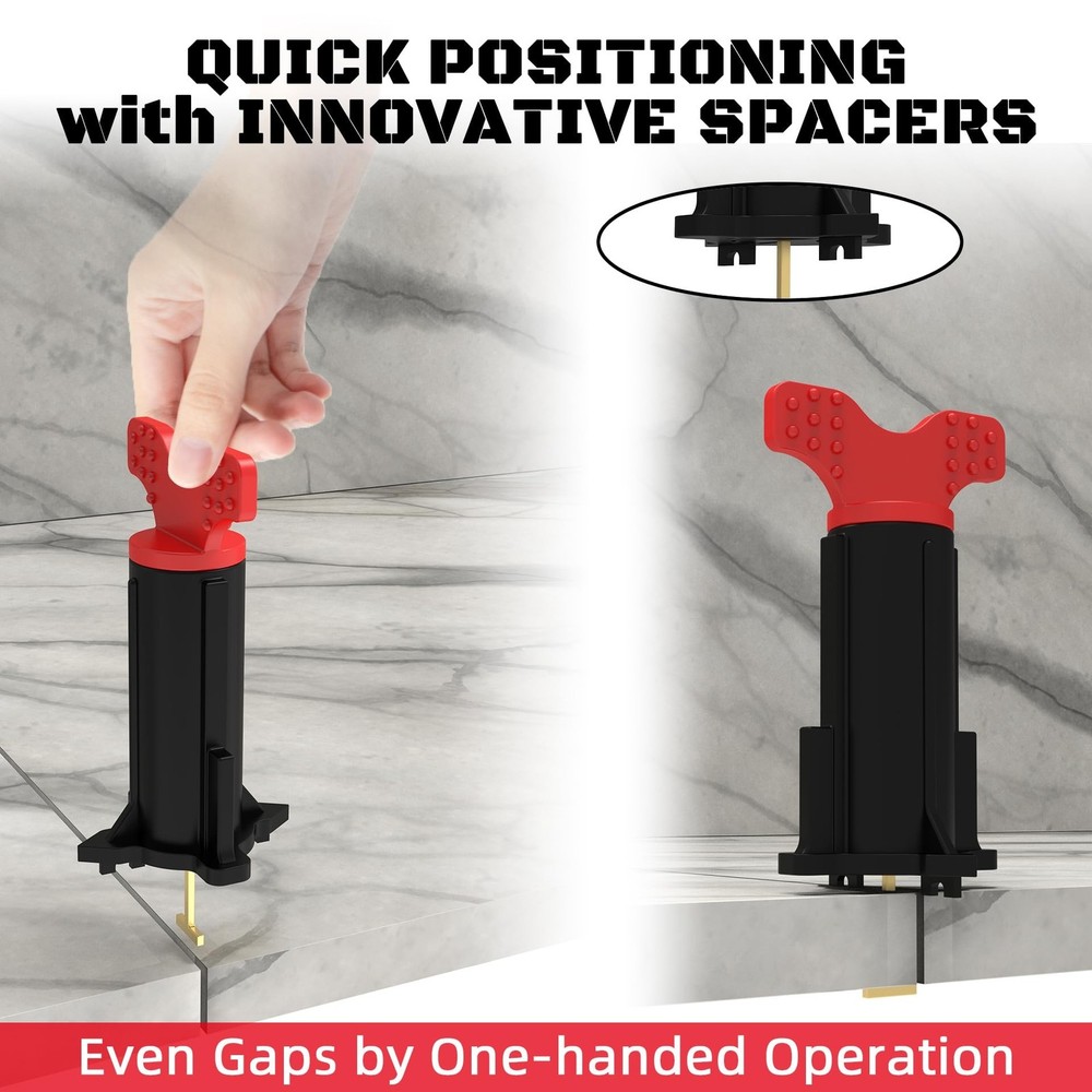 Reusable Tile Leveling System, Tile Tools for Installation, Tile Leveling Cli...
