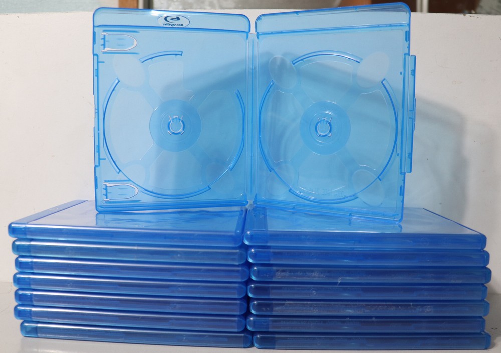 Vortex Eco-Lite 2-Disc Double 11mm Blu-ray Replacement Cases Shells CHOOSE # NEW