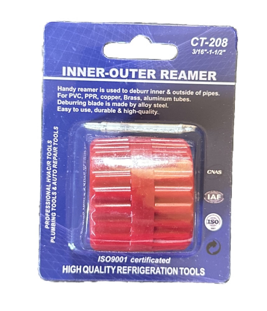 Inner & Outer Deburr Round Tube Trimmer Plastic Copper ABS Reamer Tool