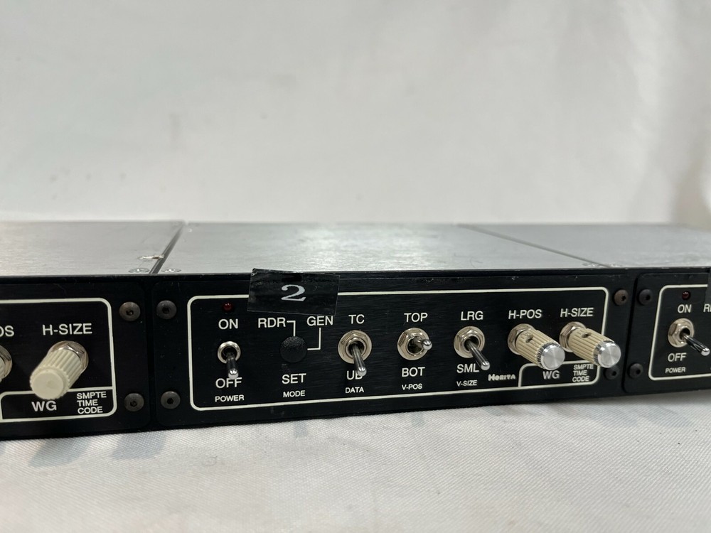 3 Horita RM-50 II Sync Generators On Rack