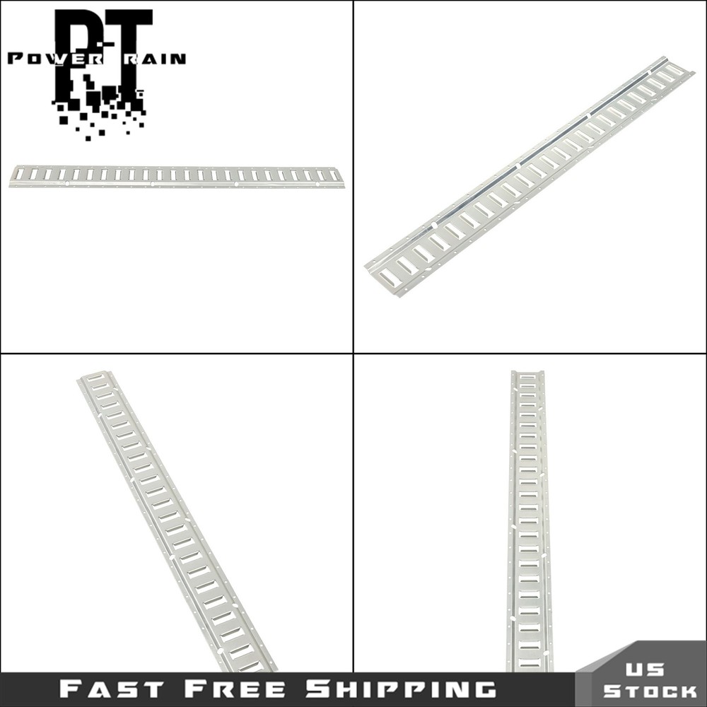 (6 Pack) 4' E Track Tie Down Rail Kit For Garages Vans Trailers