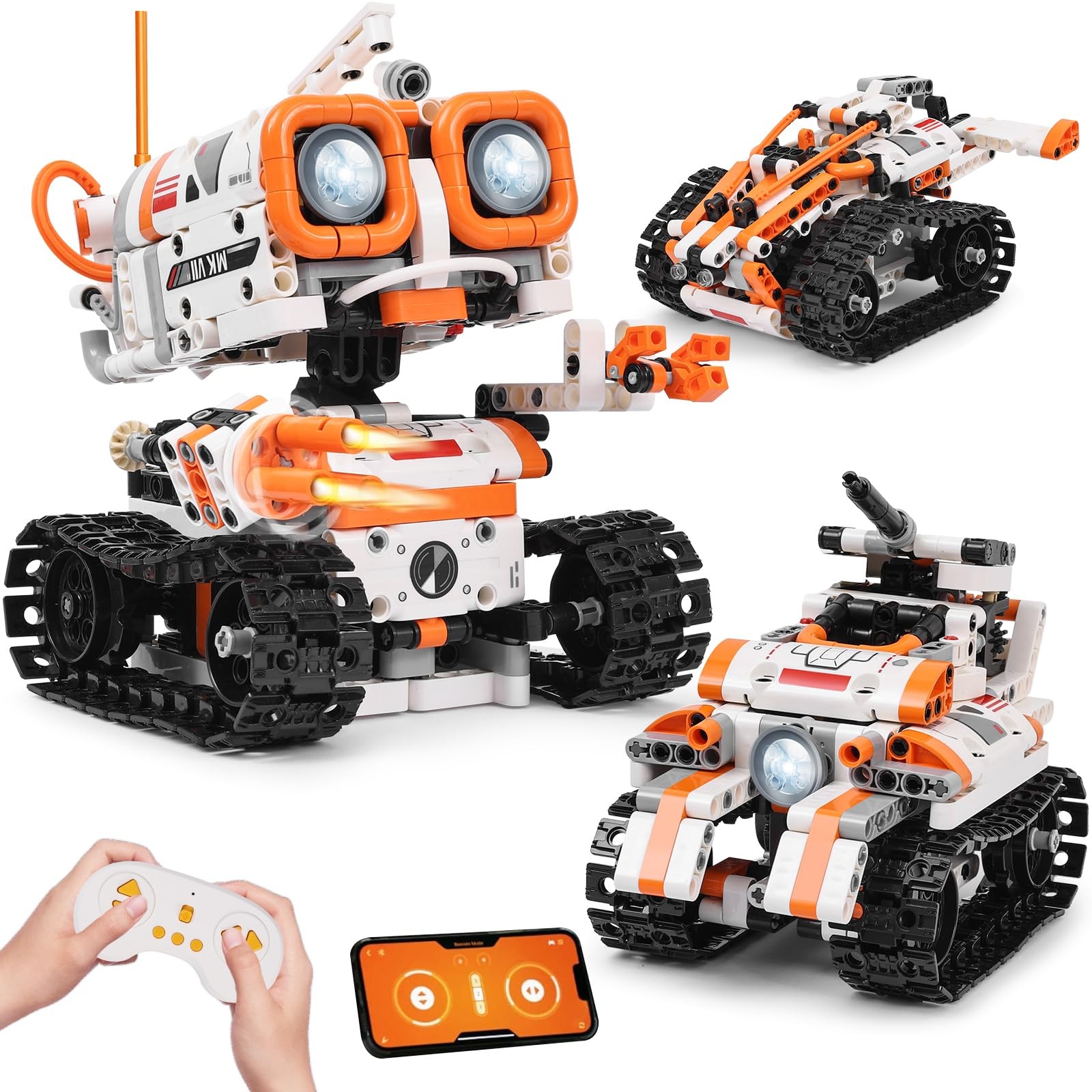 STEM Robotics Kits for Ages 8-12 8-14 Year Old, 3 in 1 Remote/APP Control & P...