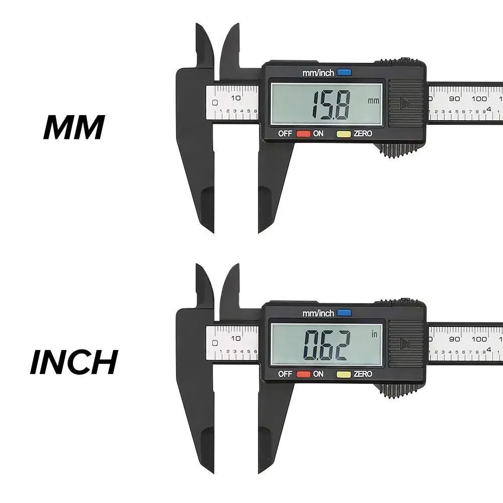 150mm Digital Caliper Micrometer LCD Gauge Vernier Electronic Measuring Tool