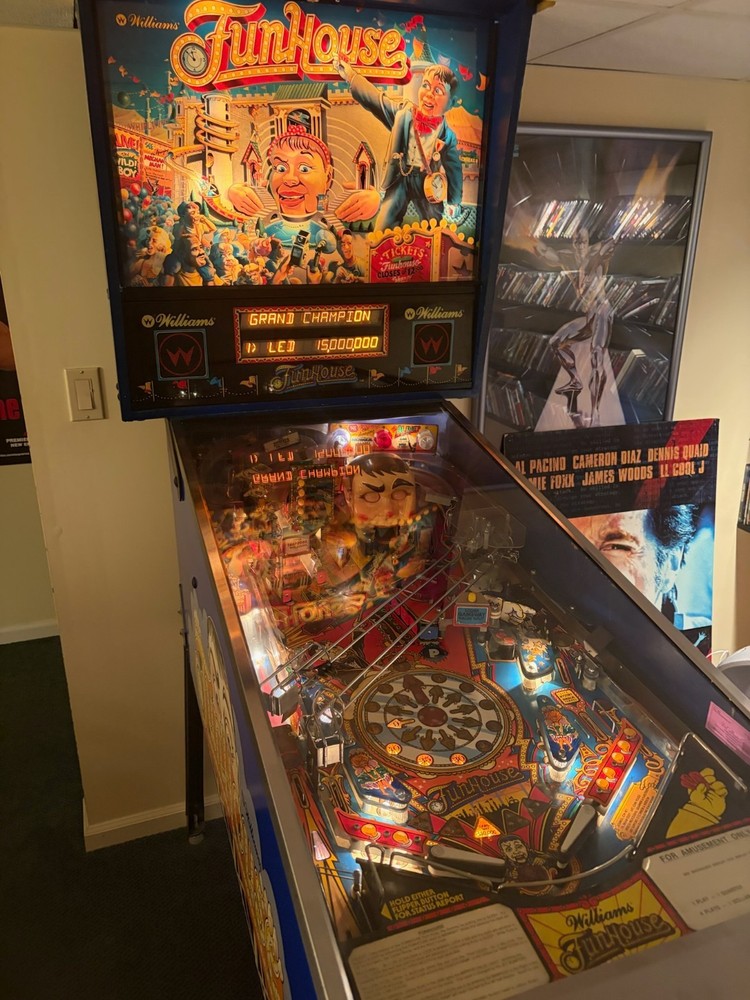 Original 1990 Williams Funhouse Pinball Machine