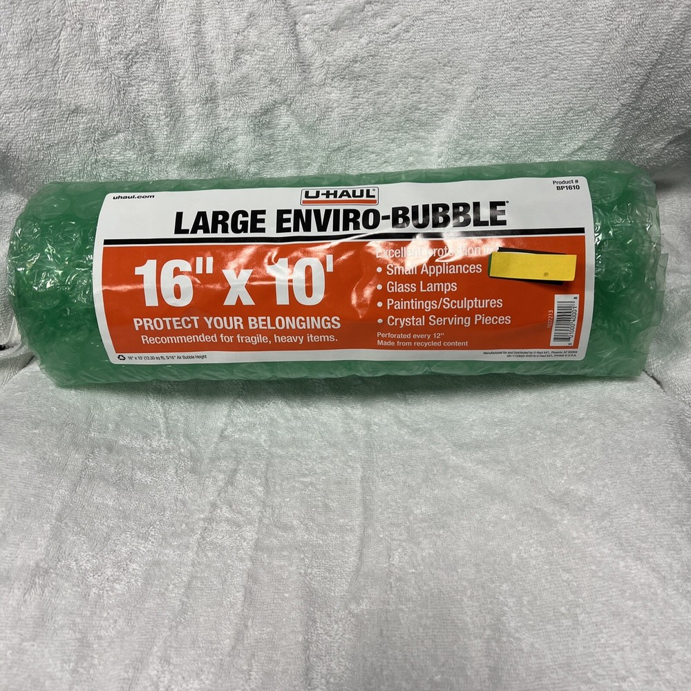 bubble wrap Large 16”x20’Large Enviro Bubble. Perforated Every 12”