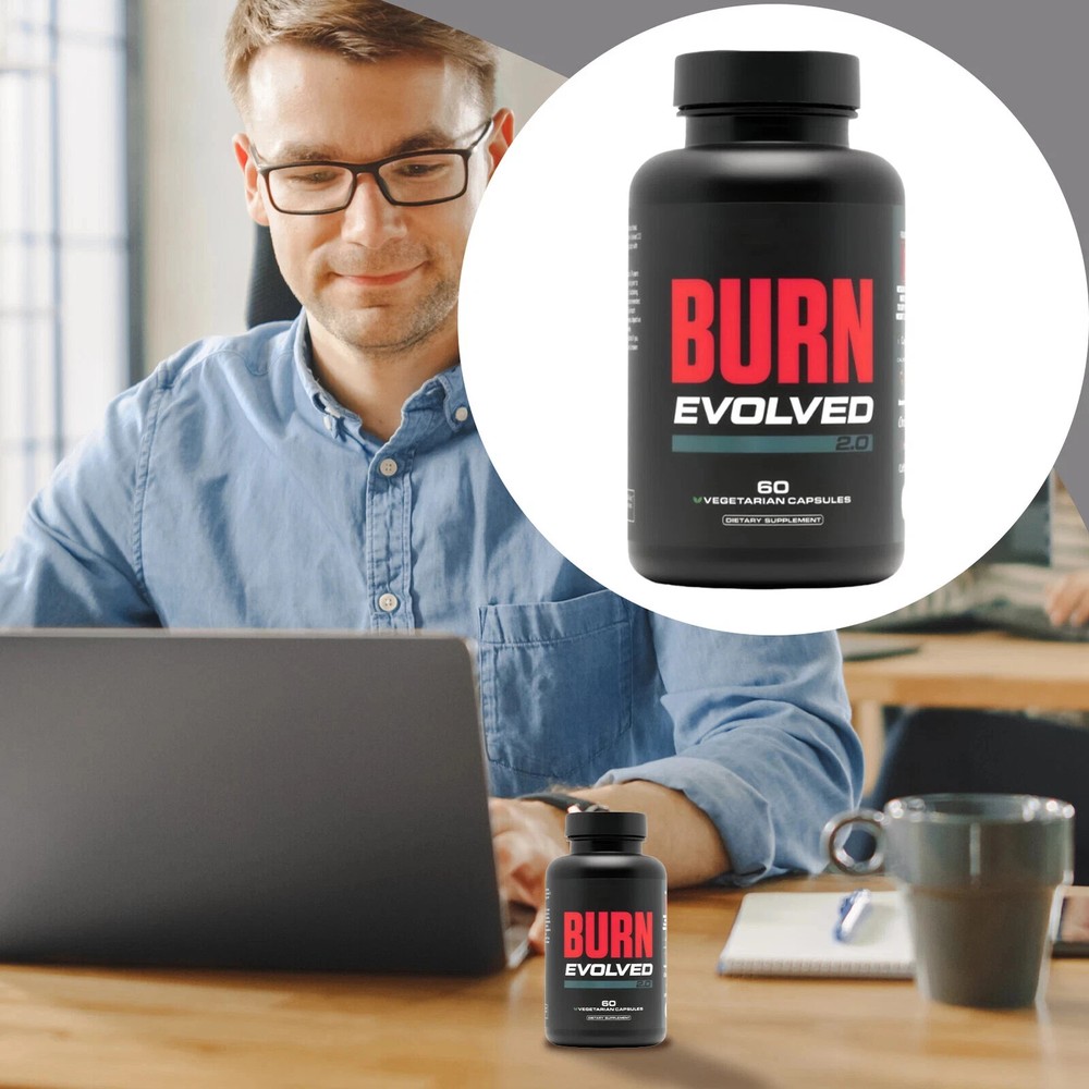 Burn Evolved 1-5-Bottle Stack – Weight Loss Supplement with Green Tea & Caffeine