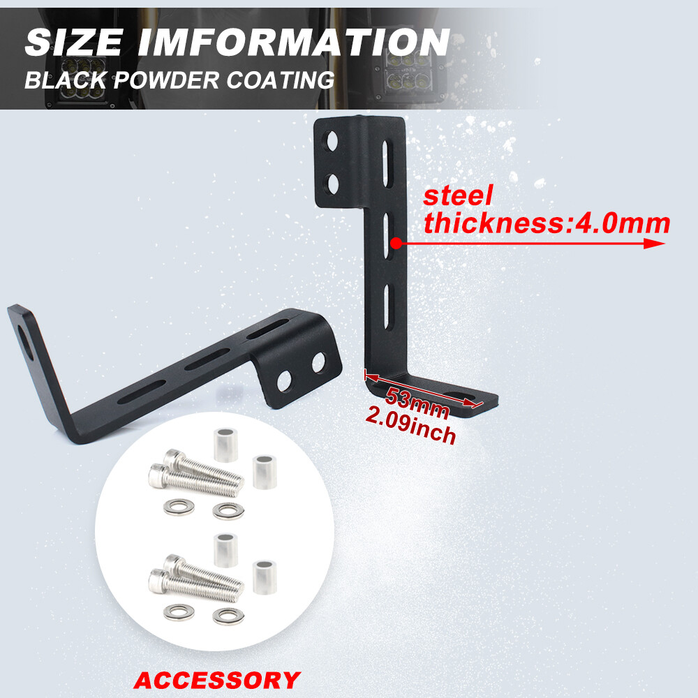 Fit For Honda CRF250L/Rally 2012-2020 Motocycle Auxiliary Light Bracket Mount