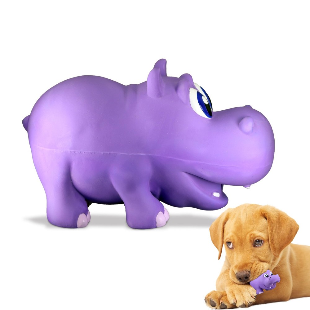 PETSPORT NaturFlex Hippo Tiny Tots 3.5"