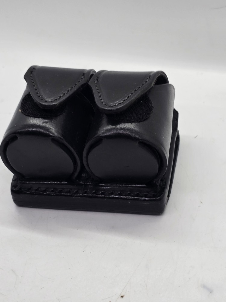 HKS 103 Med Speed Loader Dual Case Pouch belt loop Black