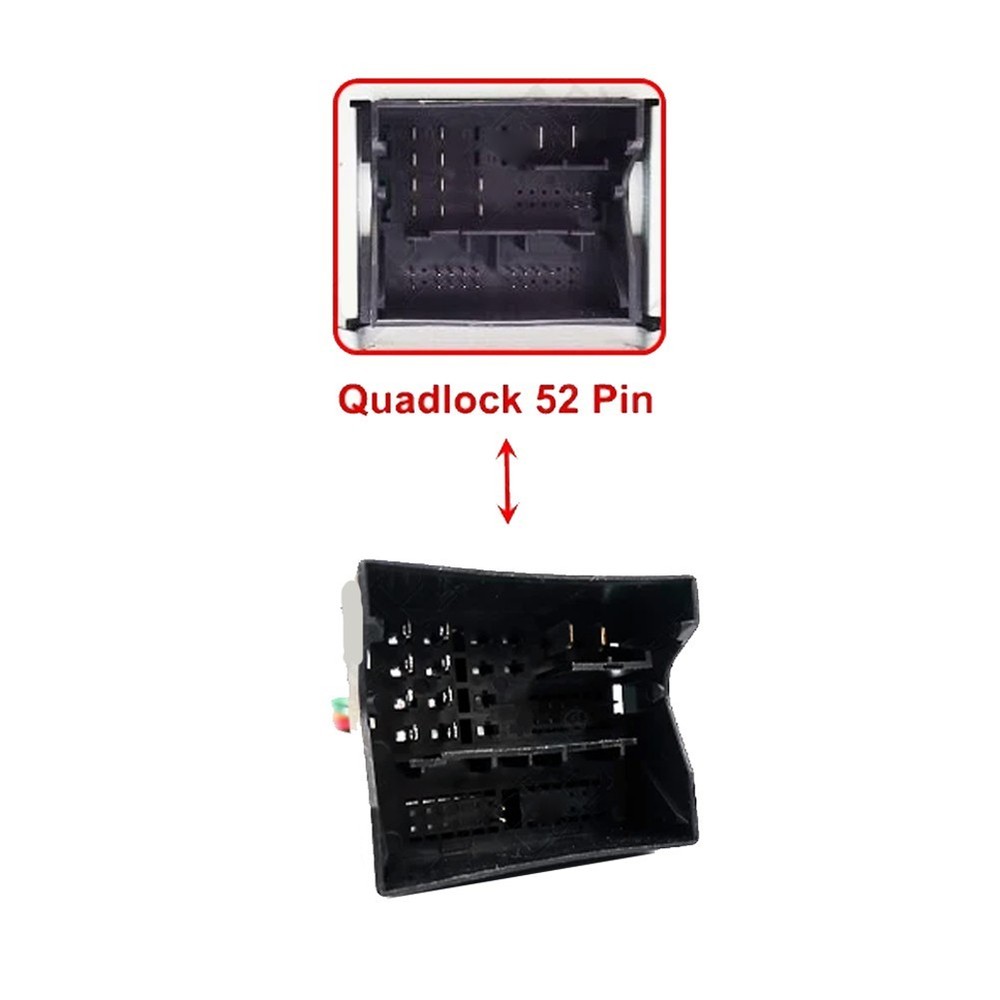 52 Pin CAN Bus Decoder Wiring Harness for Android Head Unit For Golf MK7