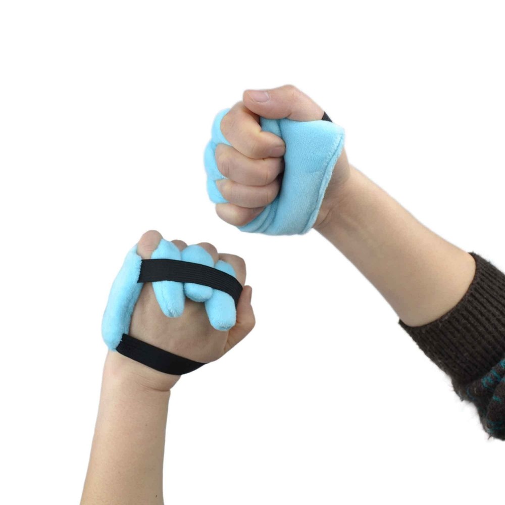 rainbowstar 1 Pair Palm Protector with Finger Separators for Contracture Prev...