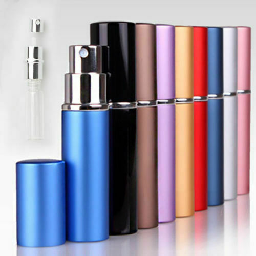 5/12ml Perfume Refillable Portable Spray Rotating Bottle Travel Empty Atomizer;