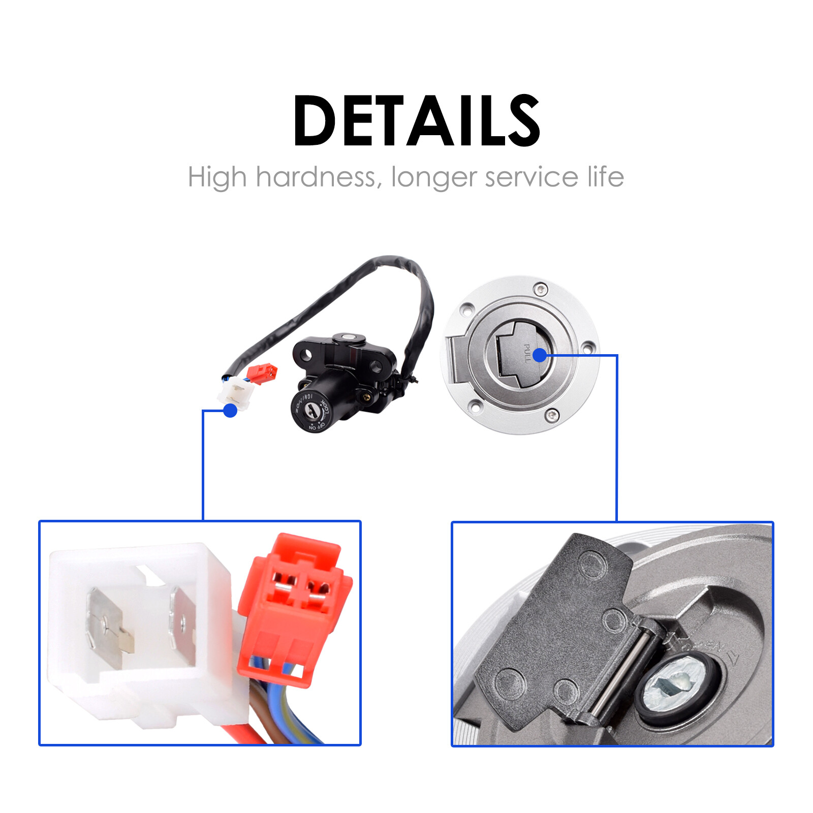 For Yamaha R1 2007-2011 R6 2004-2011 Motorcycle Ignition Switch Kit Lock Key Set