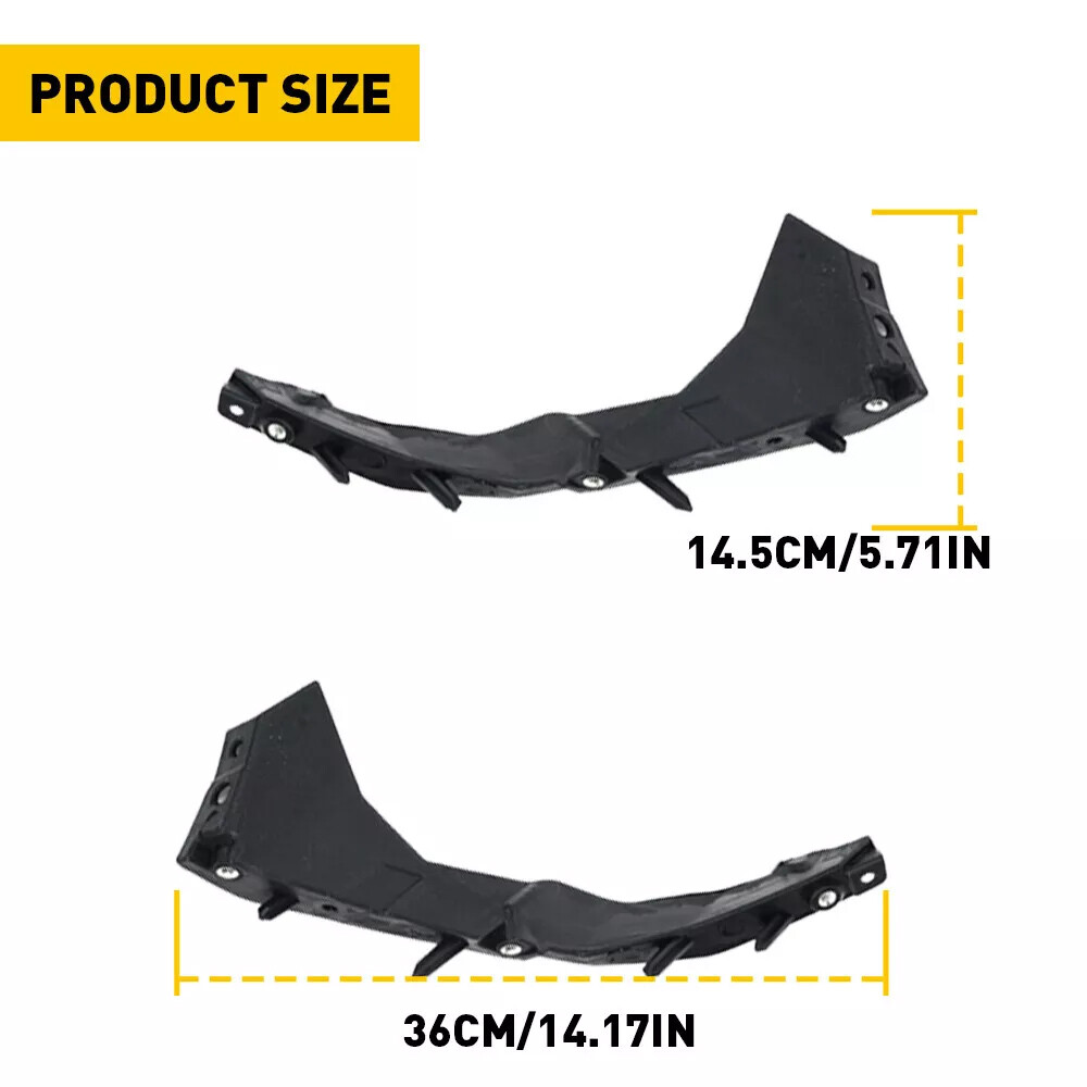 2x Left&Right Front Bumper Brackets Kit for 2015-2021 Dodge Charger 68226533AA