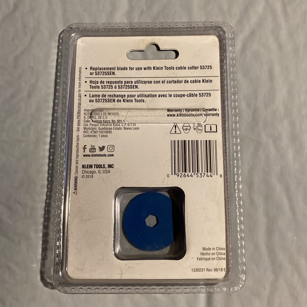 Klein BX Cutter Replacement Blade 53726SEN