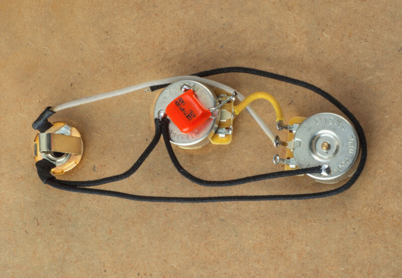 Precision Made Precision Bass Wiring Harness & Knobs