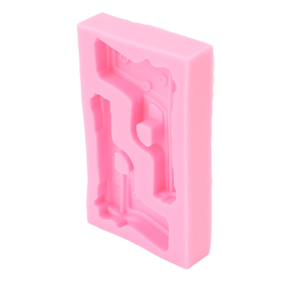3D Weapon Shape Silicone Molds Pistol Shaped Baking Molds