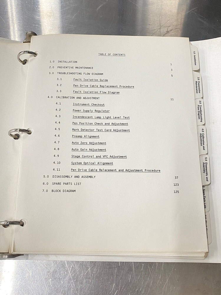 Corning 710 Electrophoresis Densitometer - Users Guide / Instruction Manual