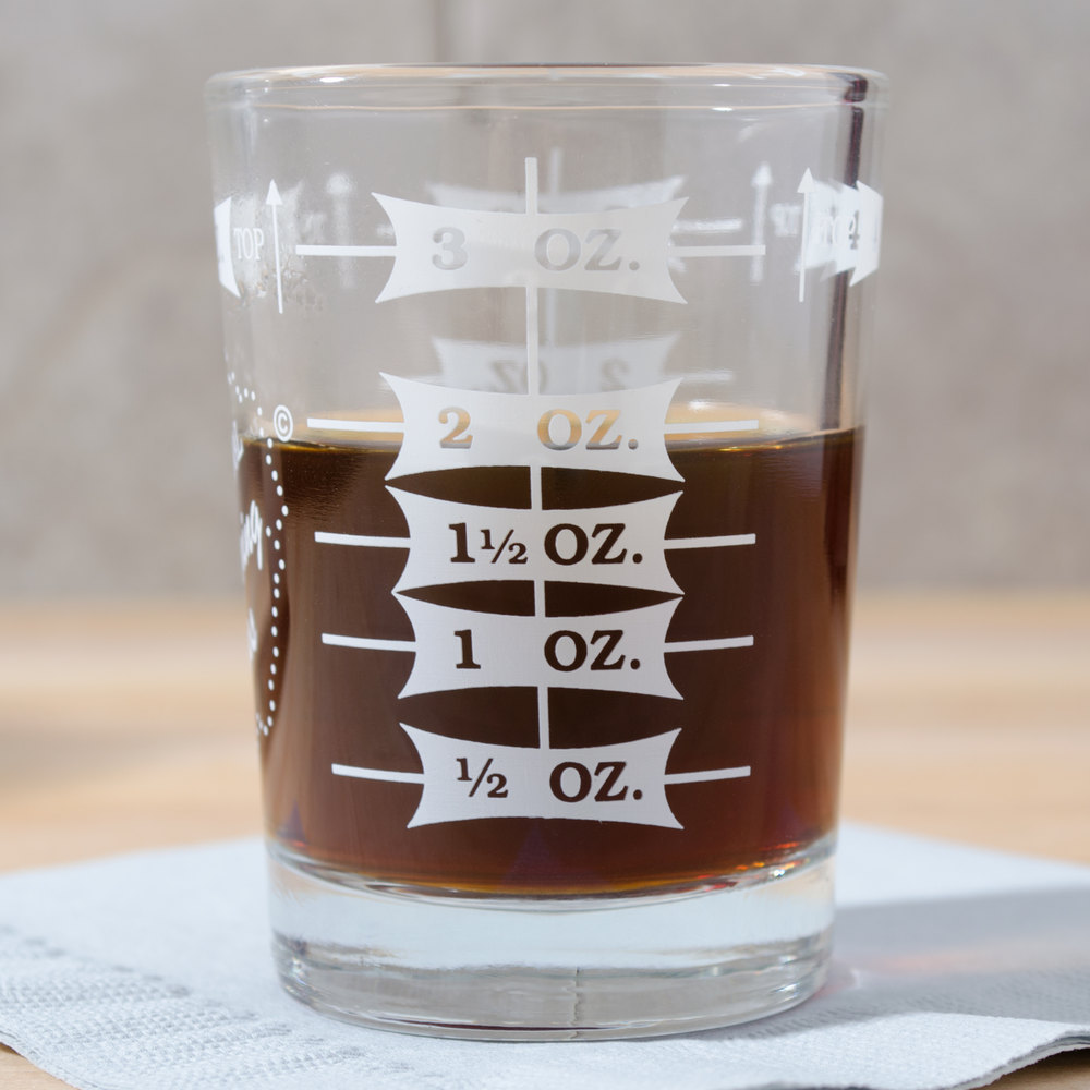 PROFESSIONAL MEASURING GLASS LIBBEY 5134/1124N JIGGER FREE SHIPPING US ONLY