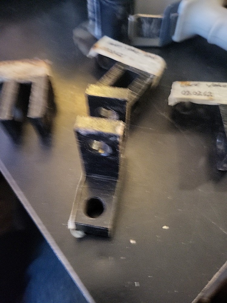 "LOWER YOKE END" Black STEEL 020262