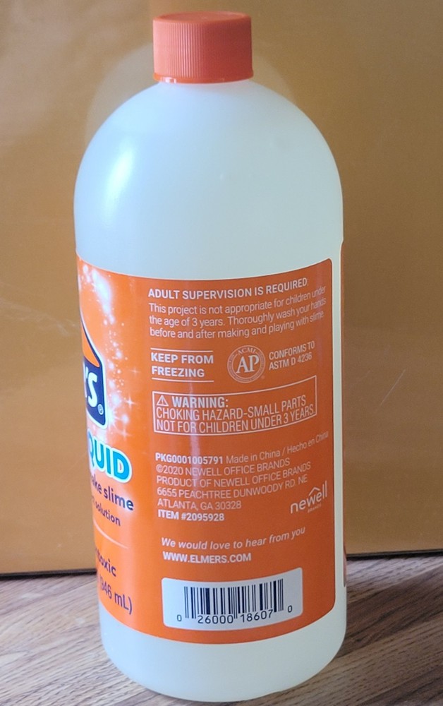 Elmer's Glue Magical Liquid Activator Solution 1 Quart Slime Activator Clear