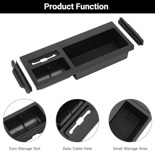 Center Console Compatible with Honda 2016-2022 Pilot & Insert Cable Protector
