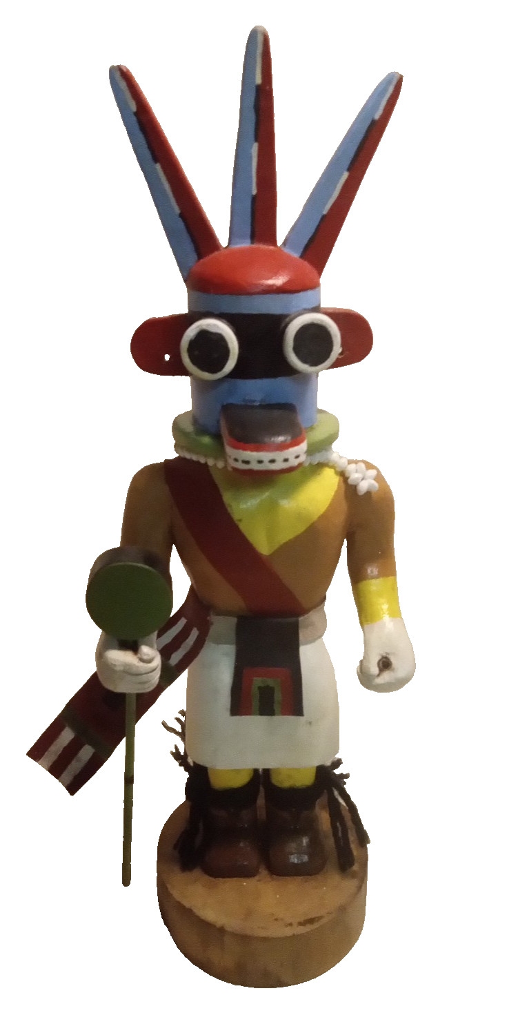 SIGNED Elna F. Wilson Kachina Doll - AUTHENTIC Native American Pueblo Art - 1994