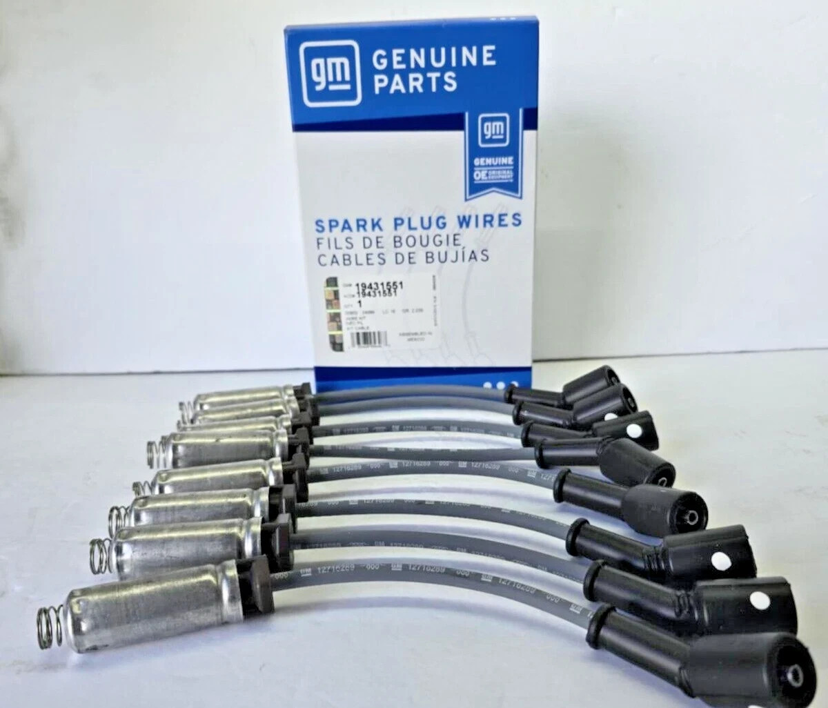 758EE AC Delco GM Spark Plug Wires New for Chevy Chevrolet Silverado 1500