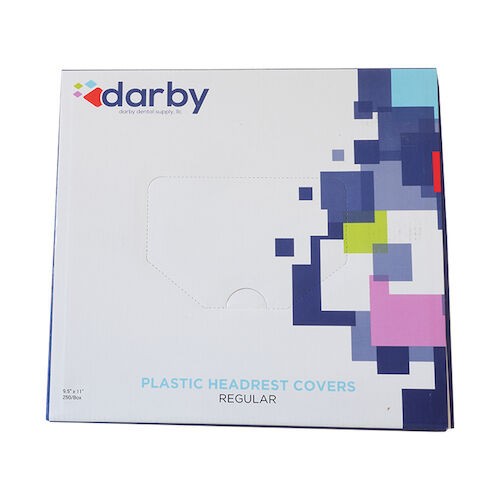 Plastic Headrest Covers 9.5" x 11", Regular, 250/Box