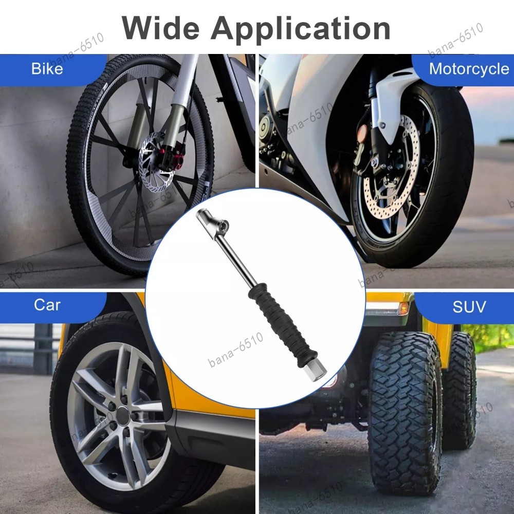 Dual Head Air Chuck 1/4" FNPT Straight Foot Lock On Truck RV Tire Inflate Chuck